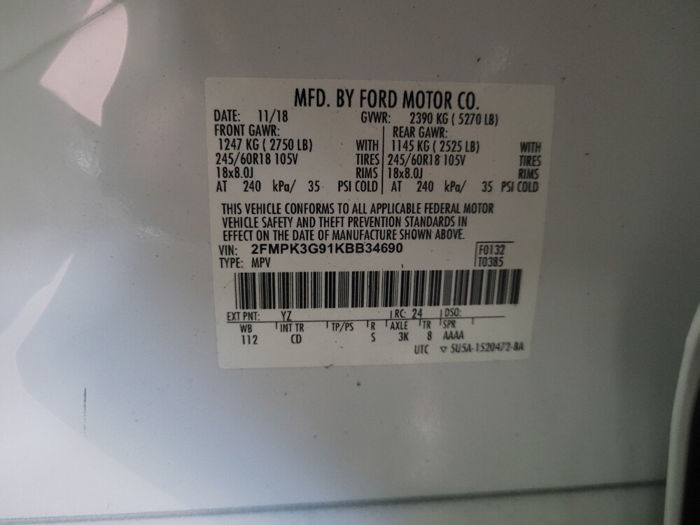 2019 Ford Edge in Athens, GA 30606 - 18121893 33