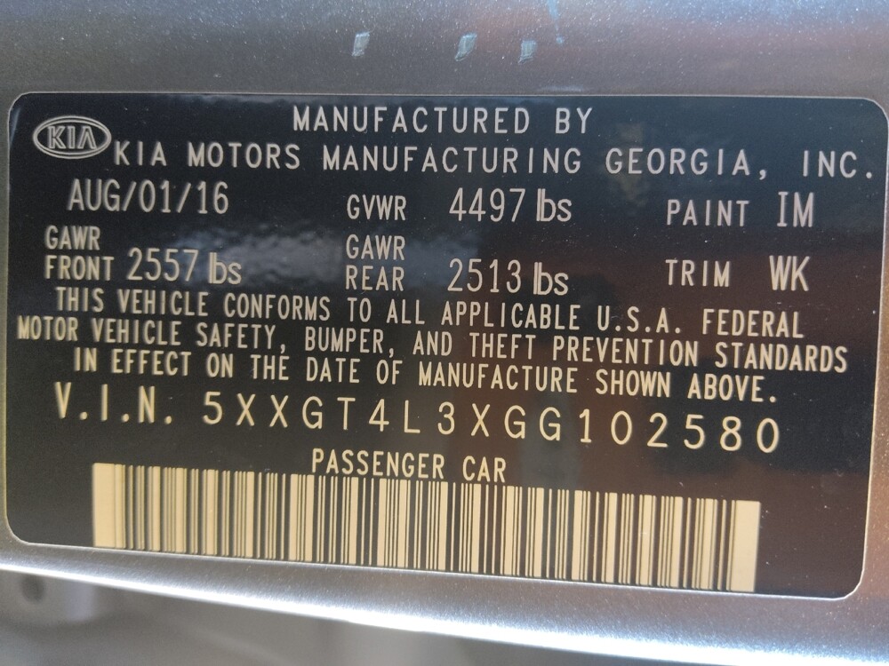 2016 Kia Optima in Glendale, AZ 85301 - 18121894 33