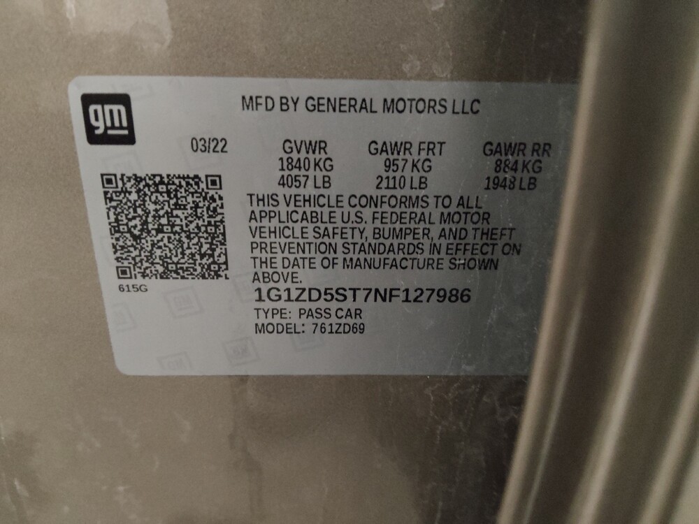 2022 Chevrolet Malibu in Macon, GA 31210 - 18121903 33