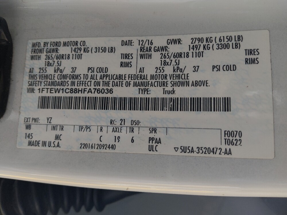 2017 Ford F150 in Conyers, GA 30094 - 18121904 29