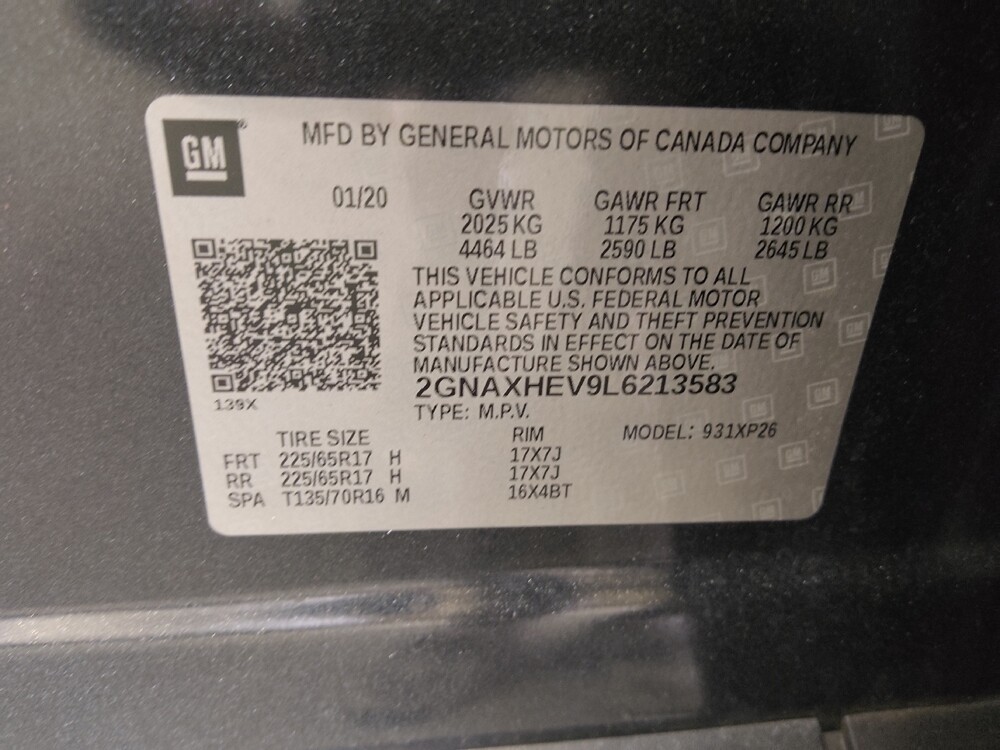 2020 Chevrolet Equinox in Chattanooga, TN 37421 - 18121907 33