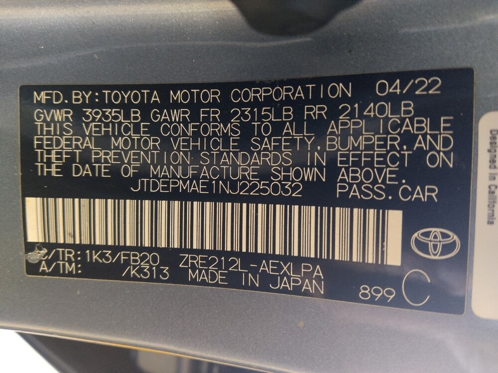 2022 Toyota Corolla in Pelham, AL 35124 - 18121923 33