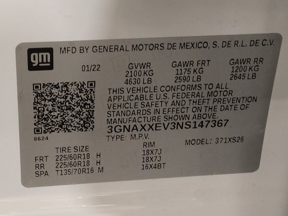 2022 Chevrolet Equinox in Fort Worth, TX 76116 - 18121930 33