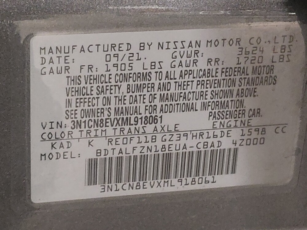 2021 Nissan Versa in Fort Worth, TX 76116 - 18121932 33