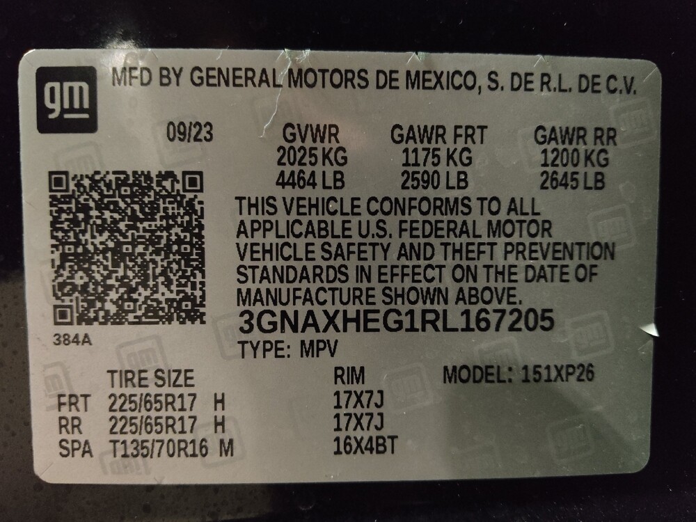 2024 Chevrolet Equinox in Savannah, GA 31419 - 18121985 33