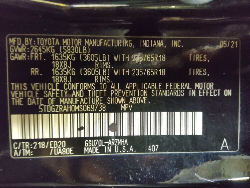 2021 Toyota Highlander in West Palm Beach, FL 33409 - 18121996 33