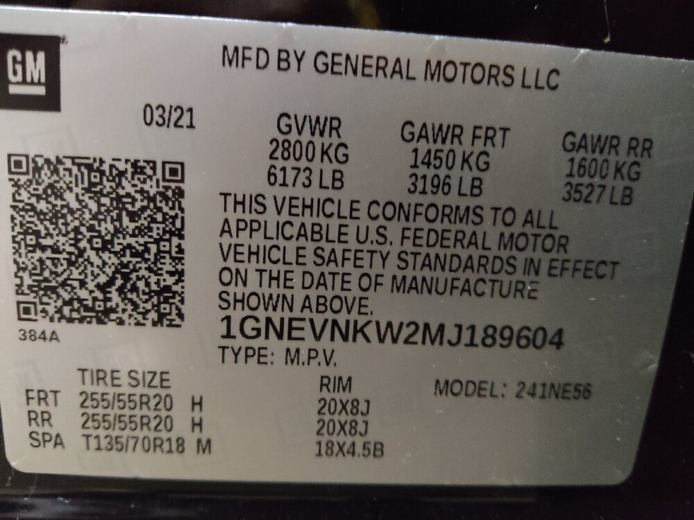 2021 Chevrolet Traverse in Gastonia, NC 28056 - 18122030 33