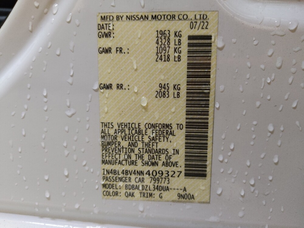 2022 Nissan Altima in Columbia, SC 29210 - 18122031 33