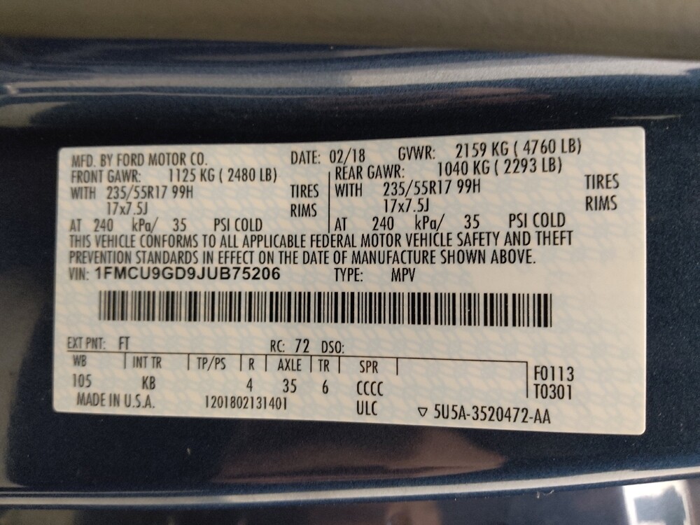 2018 Ford Escape in Albuquerque, NM 87123 - 18122037 33