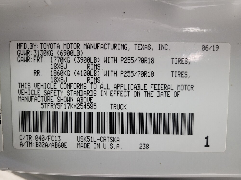 2019 Toyota Tundra in Huntsville, AL 35816 - 18122057 33