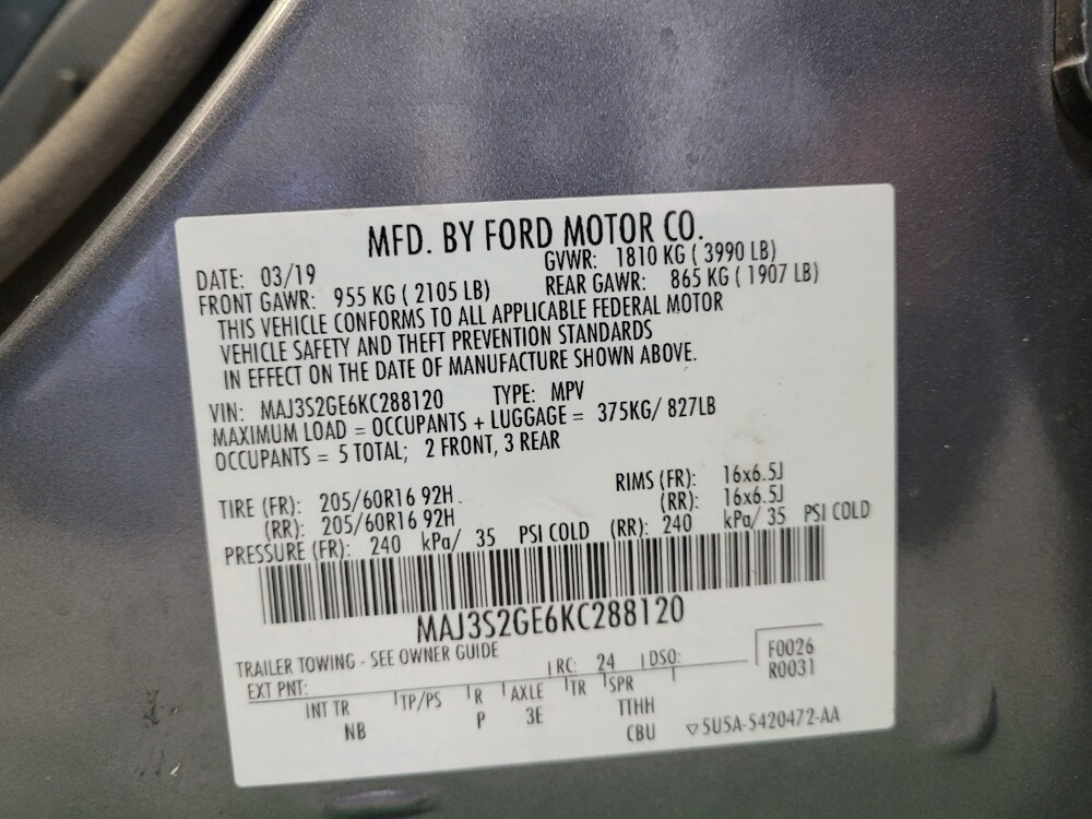 2019 Ford EcoSport in Maple Heights, OH 44137 - 18122090 33