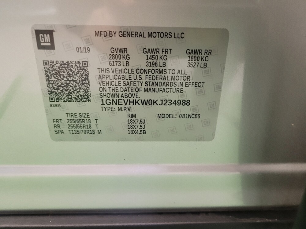 2019 Chevrolet Traverse in Cincinnati, OH 45255 - 18122097 33