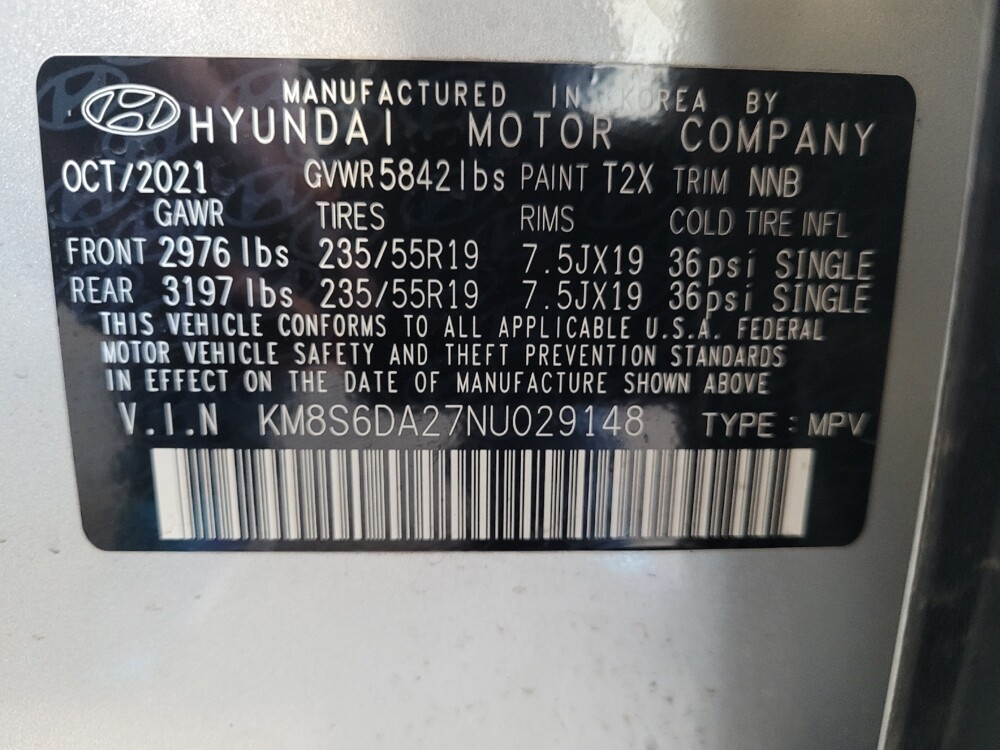 2022 Hyundai Santa Fe in Newport News, VA 23601 - 18122134 33