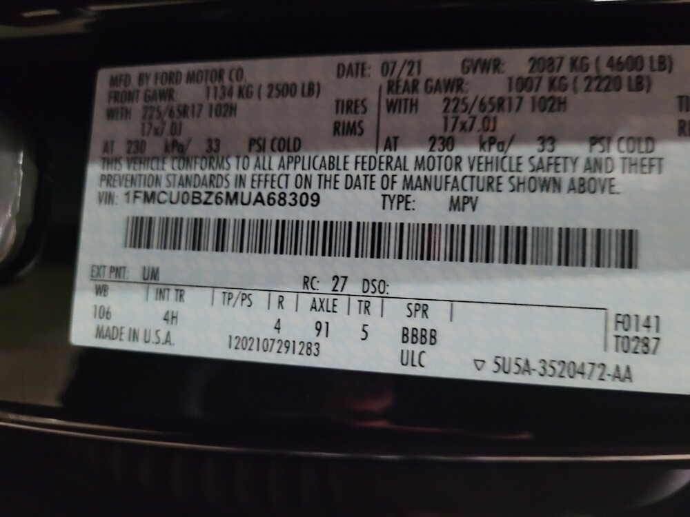 2021 Ford Escape in Pittsburgh, PA 15237 - 18122169 33