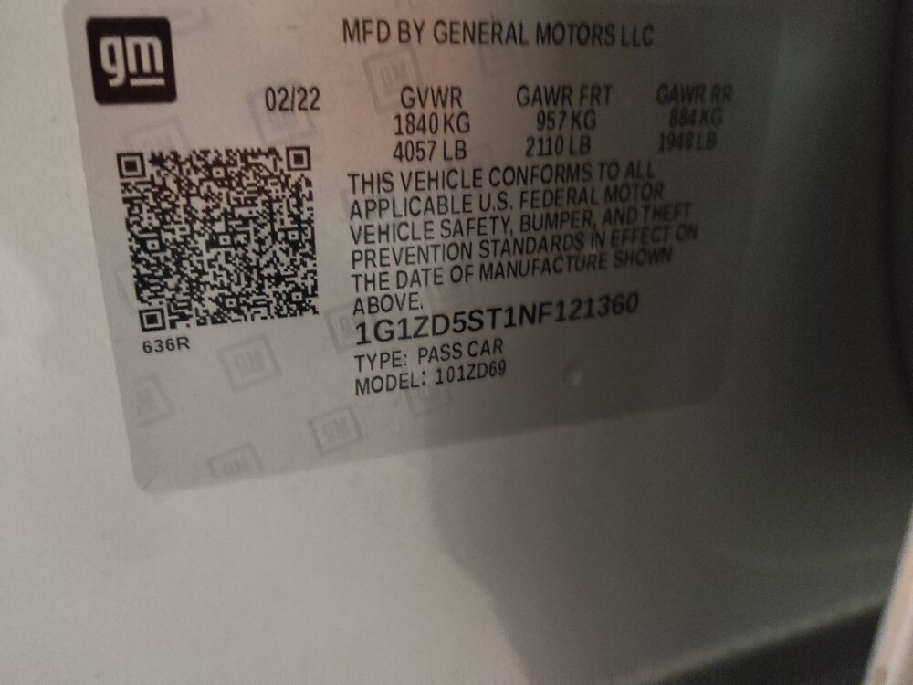 2022 Chevrolet Malibu in Greensboro, NC 27407 - 18122182 33