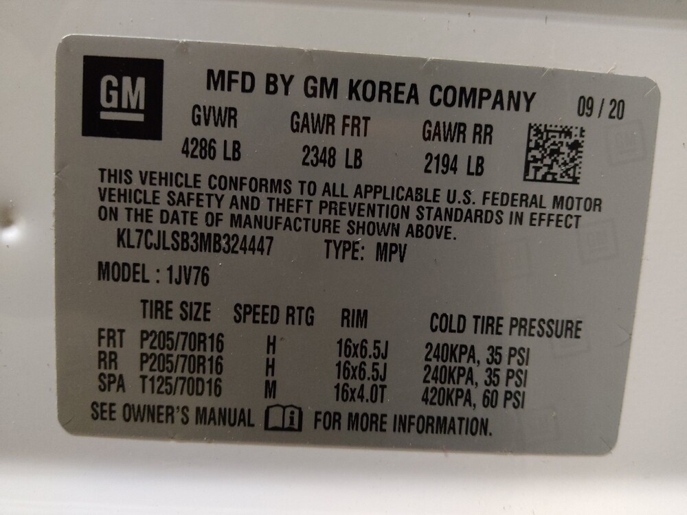 2021 Chevrolet Trax in Greenville, NC 27834 - 18122183 33