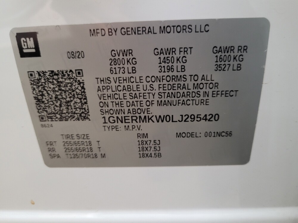 2020 Chevrolet Traverse in New Castle, DE 19720 - 18122193 33