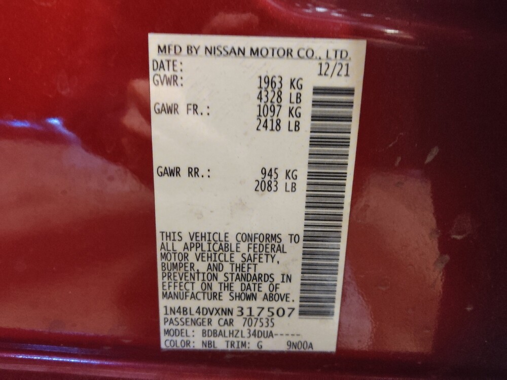 2022 Nissan Altima in Savannah, GA 31419 - 18122208 33