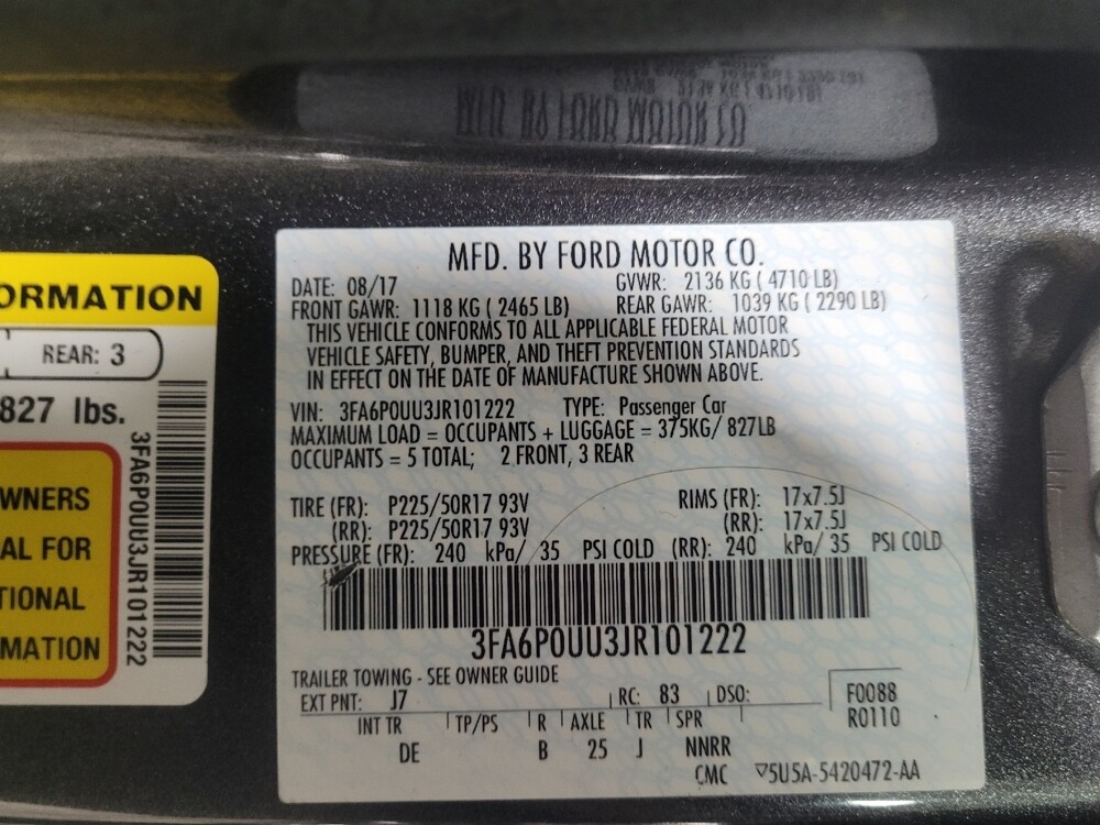 2018 Ford Fusion in Columbus, GA 31909 - 18122230 33