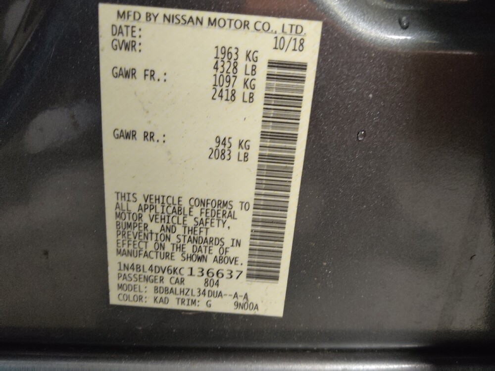 2019 Nissan Altima in Raleigh, NC 27604 - 18122233 33