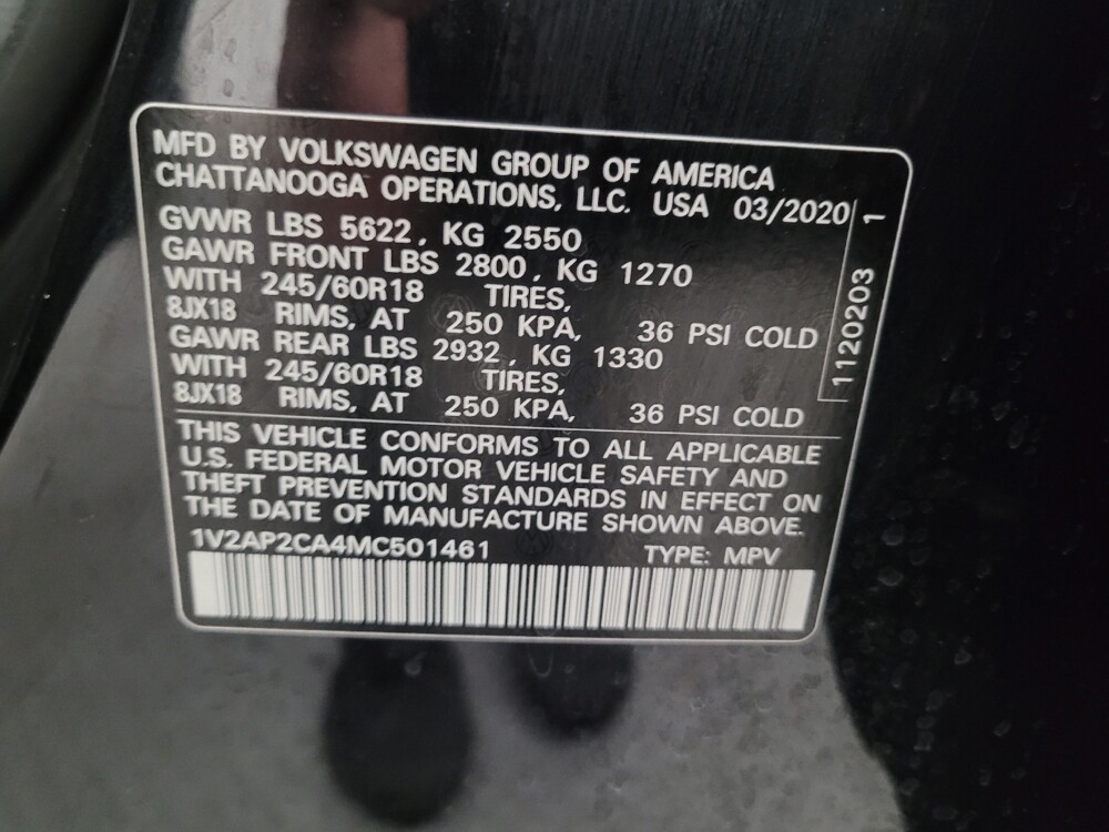 2021 Volkswagen Atlas in Downey, CA 90241 - 18122241 33