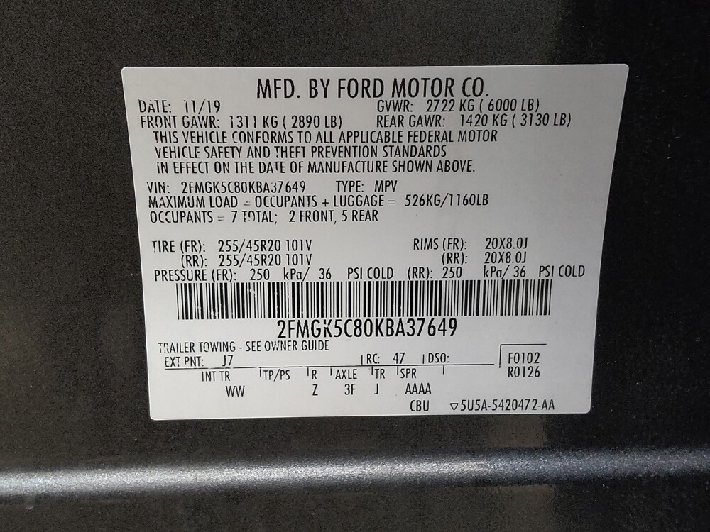 2019 Ford Flex in Cincinnati, OH 45255 - 18122262 33