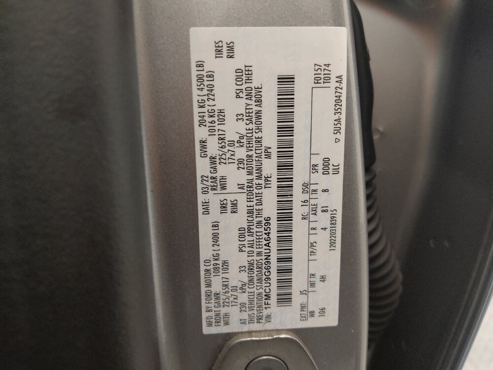 2022 Ford Escape in Springfield, MO 65807 - 18122285 33