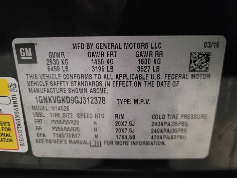 2016 Chevrolet Traverse in Chesapeake, VA 23320 - 18122286 33