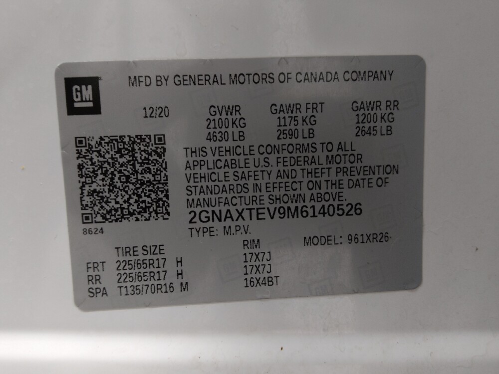 2021 Chevrolet Equinox in Columbus, OH 43231 - 18122295 33