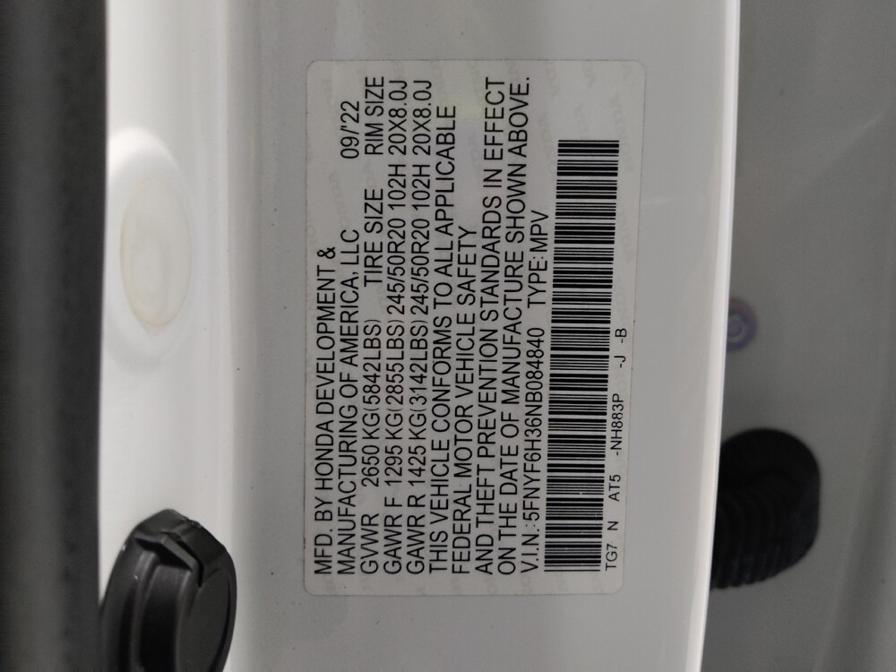 2022 Honda Pilot in Columbus, OH 43231 - 18122303 33