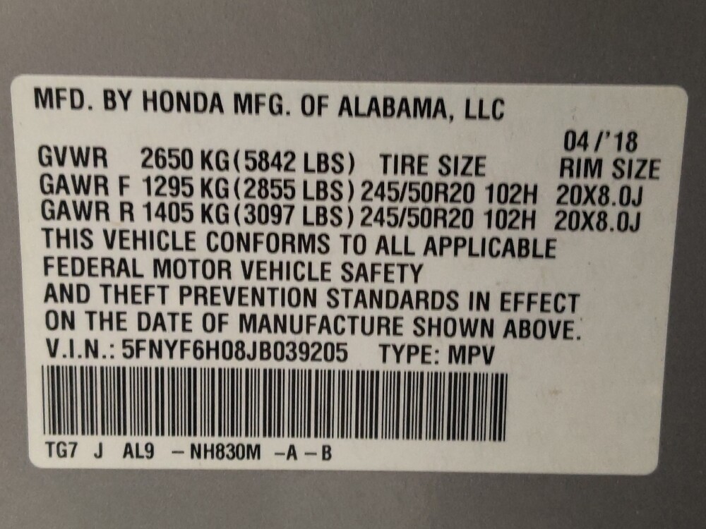 2018 Honda Pilot in Round Rock, TX 78664 - 18122305 33