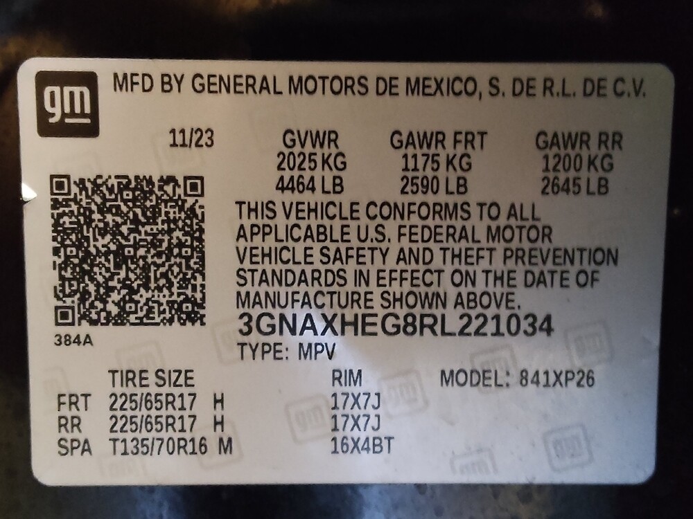 2024 Chevrolet Equinox in Savannah, GA 31419 - 18122312 33