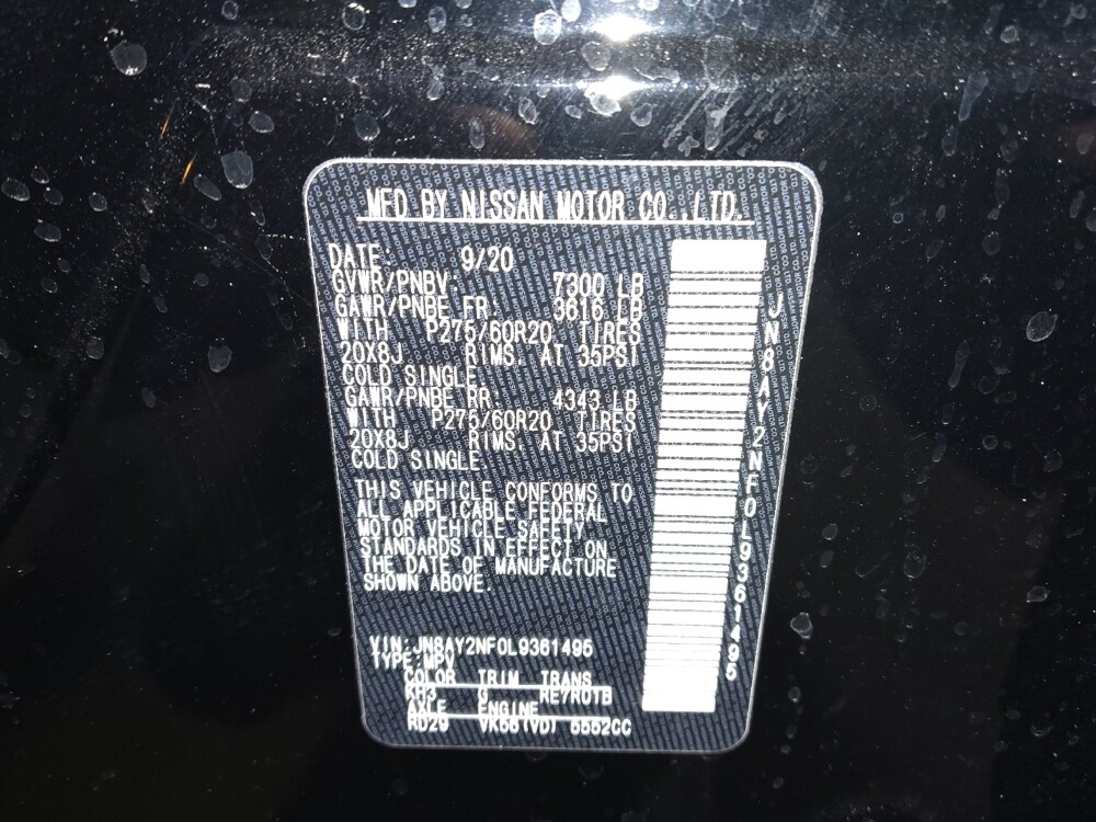 2020 Nissan Armada in Savannah, GA 31419 - 18122323 33