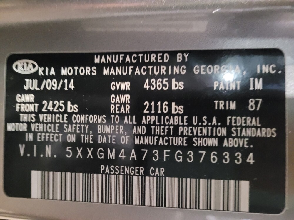 2015 Kia Optima in Savannah, GA 31419 - 18122325 33