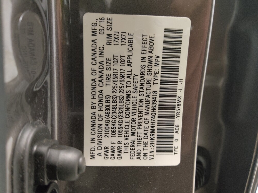 2016 Honda CR-V in Columbus, OH 43231 - 18122339 33