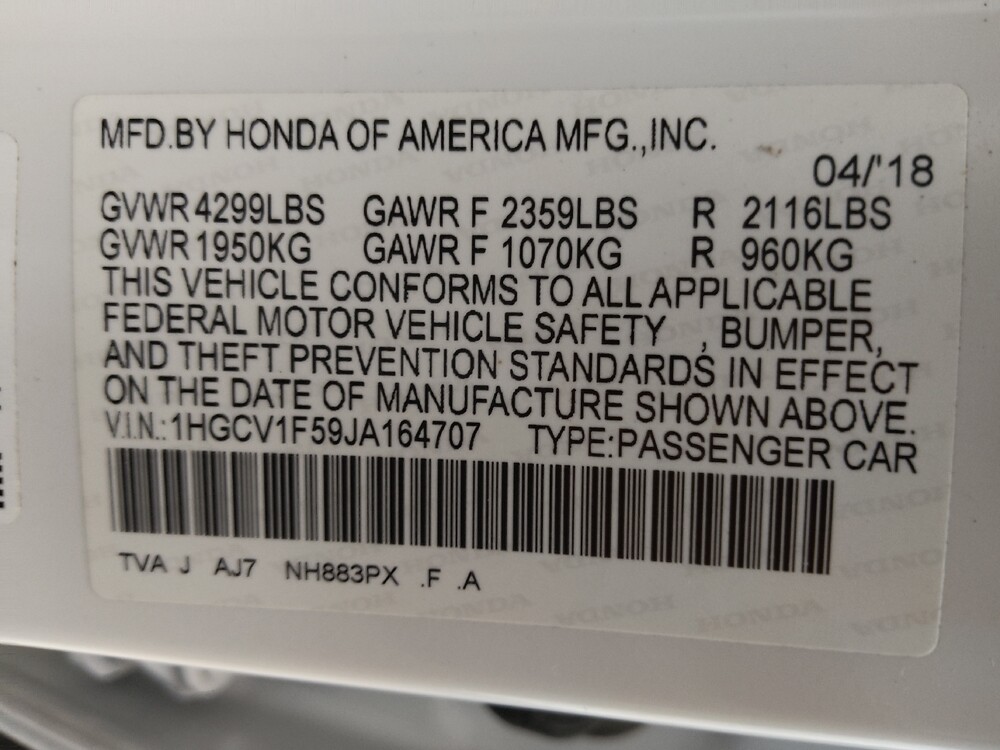 2018 Honda Accord in Albuquerque, NM 87123 - 18122354 33