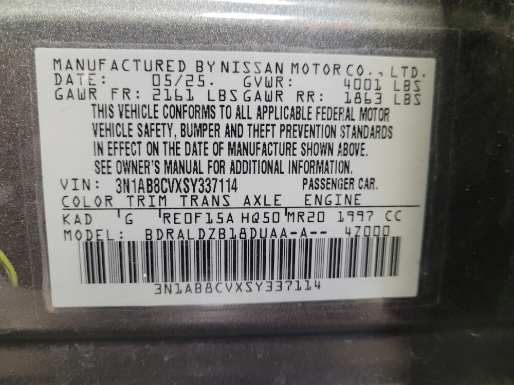 2025 Nissan Sentra in Montclair, CA 91763 - 18122371 33