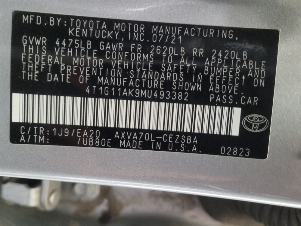 2021 Toyota Camry in Downey, CA 90241 - 18122426 33