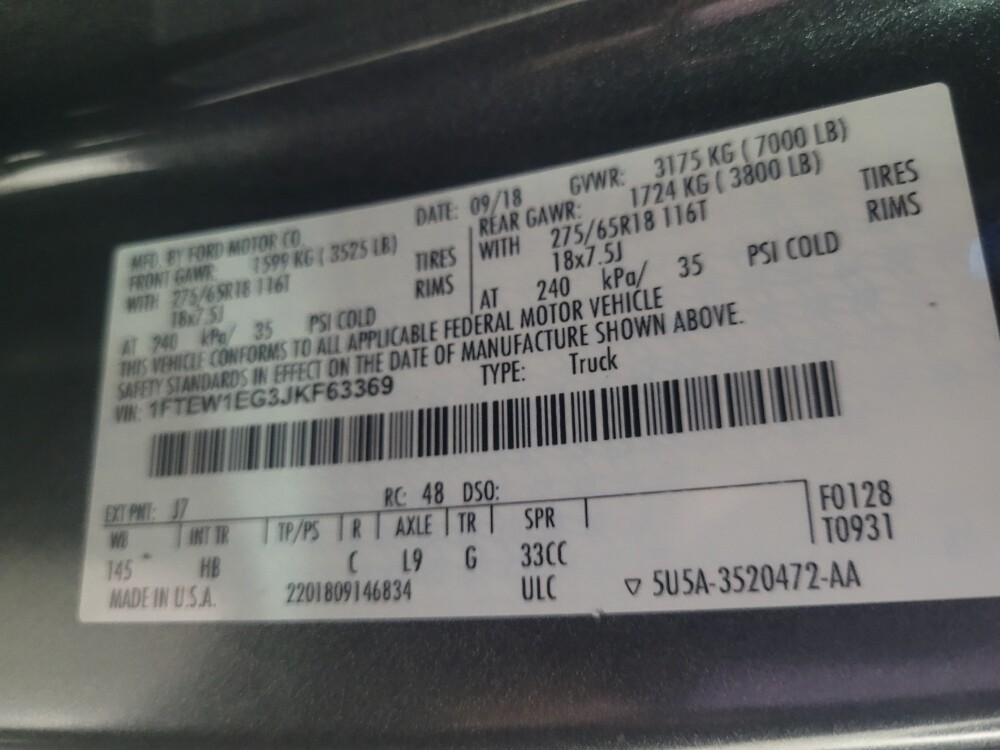 2018 Ford F150 in Knoxville, TN 37923 - 18122434 33