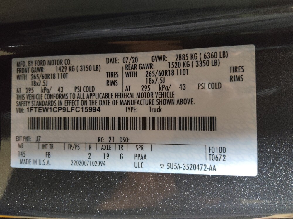 2020 Ford F150 in Duluth, GA 30096 - 18122435 33