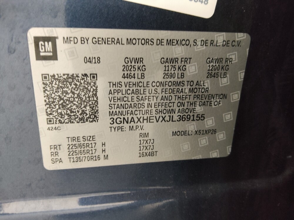 2018 Chevrolet Equinox in Topeka, KS 66611 - 18122438 33