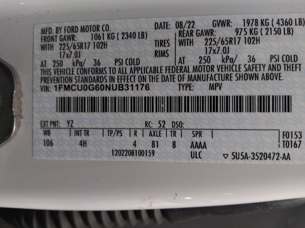 2022 Ford Escape in Marietta, GA 30062 - 18122440 33