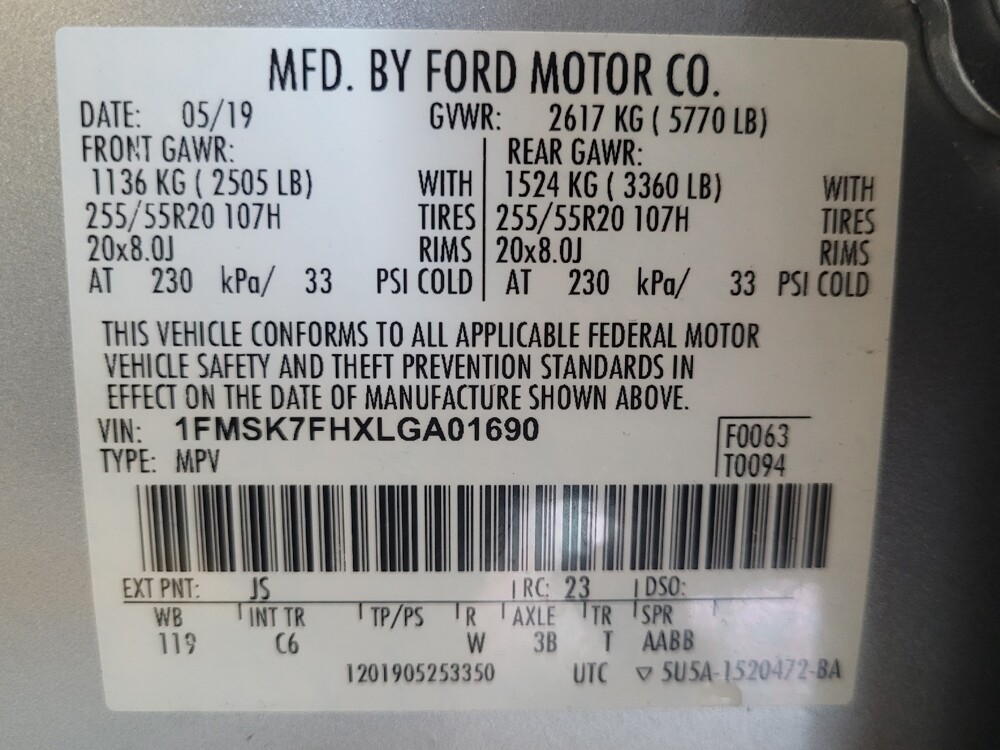 2020 Ford Explorer in Jackson, MS 39211 - 18122449 33