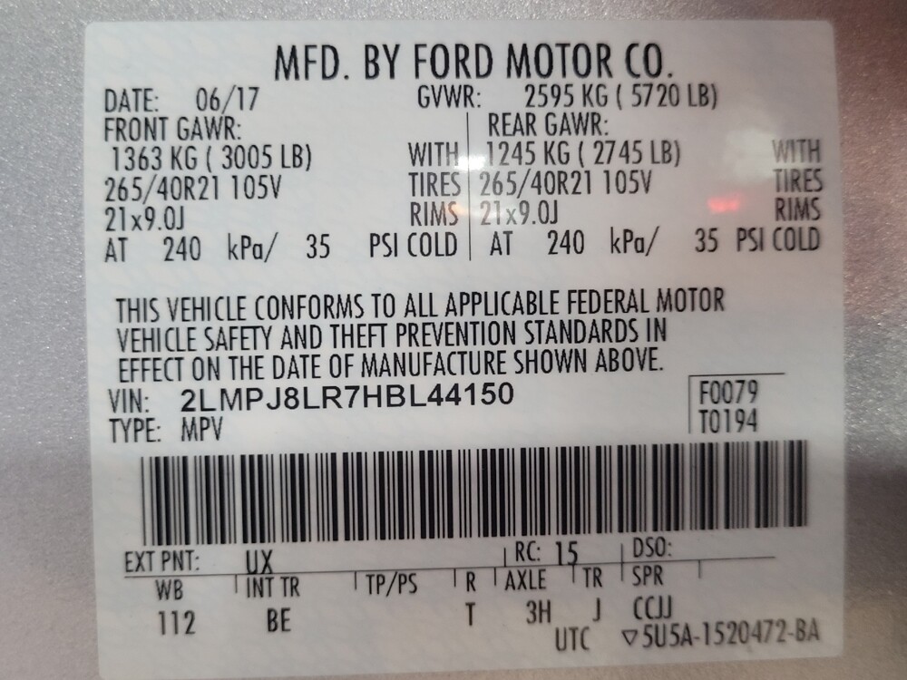 2017 Lincoln MKX in Marietta, GA 30062 - 18122450 33