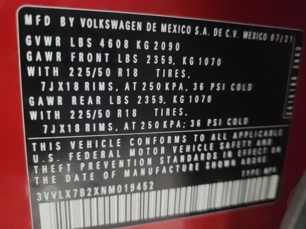 2022 Volkswagen Taos in Athens, GA 30606 - 18122451 33