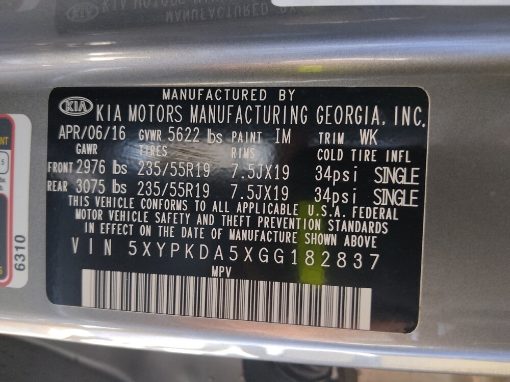 2016 Kia Sorento in Tallahassee, FL 32304 - 18122480 33