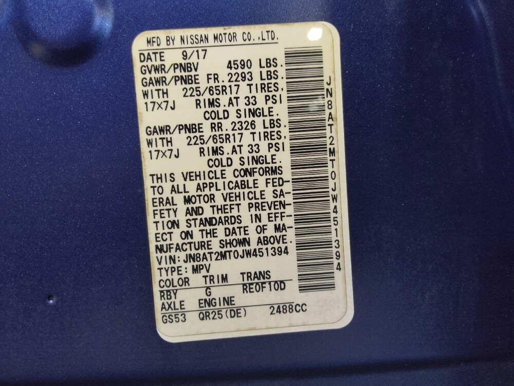 2018 Nissan Rogue in Tampa, FL 33612 - 18122483 33