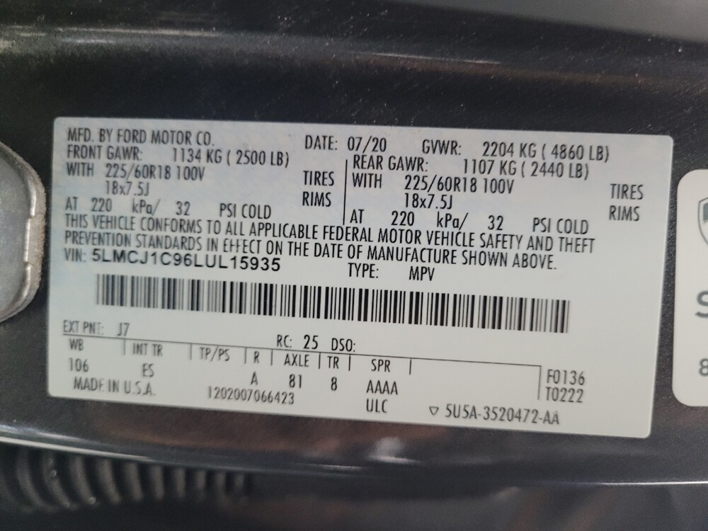 2020 Lincoln Corsair in Tallahassee, FL 32304 - 18122487 33