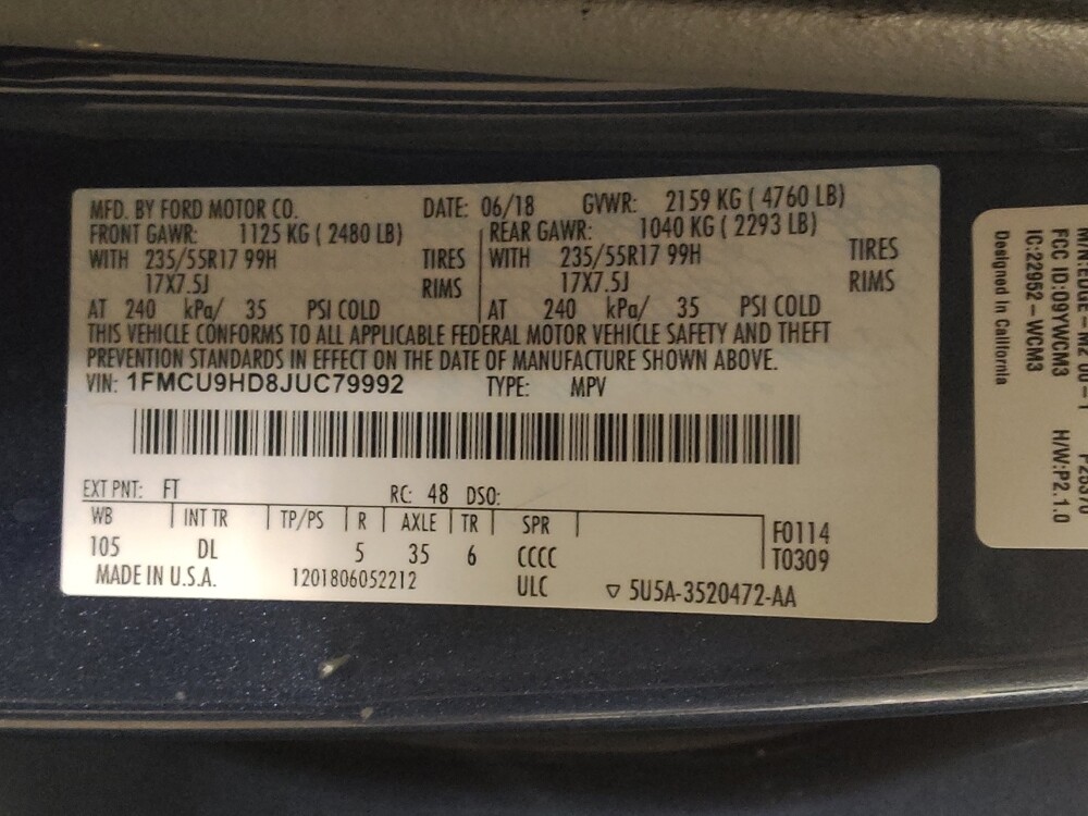 2018 Ford Escape in Sanford, FL 32773 - 18122511 33