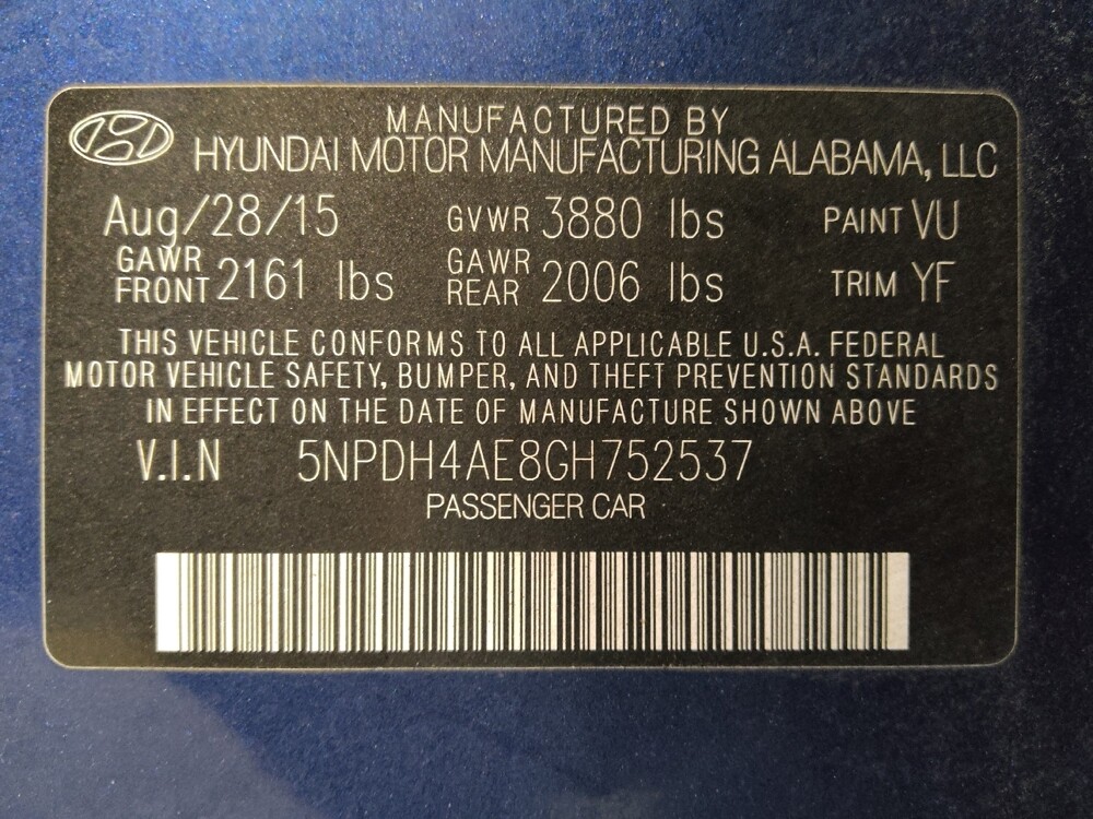 2016 Hyundai Elantra in Jacksonville, FL 32210 - 18122513 33